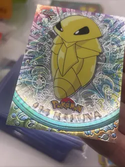 KAKUNA #14, Series 1 - 2000, Topps TV Animation Edition Chrome Pokemon Card - Image 2