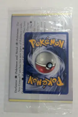 5 Sealed Pokemon Neo Genesis Marill #29 Wizards Of The Coast Star Promo Cards - Image 3