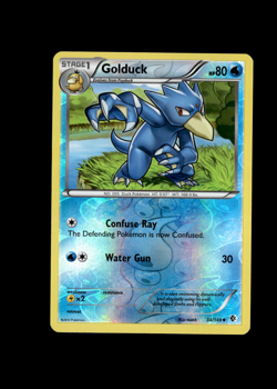 Pokemon 2012 NM Near Mint Golduck Boundaries Crossed REVERSE 34/149 Card - Image 1