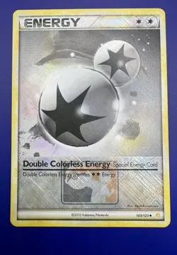 ⚡Double Colorless Energy 103/123 League Promo Pokemon Cards STAMPED - LP 2010 - Image 3