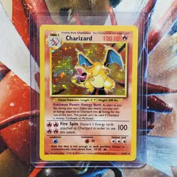 Charizard - 4/102 - Holo Rare - Base Set - Pokemon Card - Lot #597 - Image 1