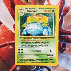 Venusaur - 15/102 - Holo Rare - Base Set - Pokemon Cards - Lot #599 - Image 3