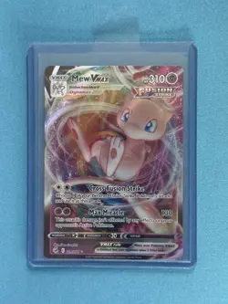 Mew VMAX 114/264 Fusion Strike Ultra Rare Full Art Pokemon Card Mint NM - Image 3