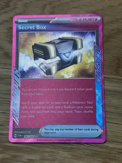 Pokemon TCG Secret Box 163/167 Twilight Masquerade Holo Card LP NM Condition - Image 1