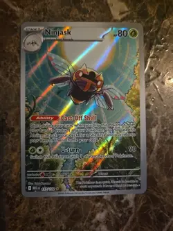 Ninjask 137/132 Pokemon Card Illustraion Rare Full Art Pokemon TCG - Image 1