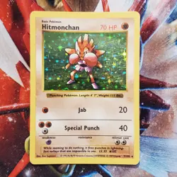 Hitmonchan - 7/102 - Shadowless Holo Rare - Base Set - Pokemon Card - Lot #602 - Image 3