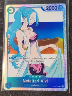 NEFELTARI VIVI 2025 ANIME 25th COLLECTION ONE-PIECE Card Game #EB02-026 SR Mint - Image 1