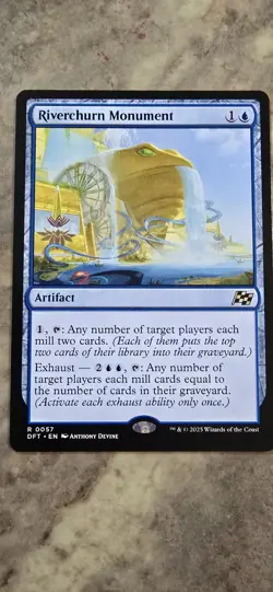 Riverchurn Monument Aetherdrift Regular Artifact Rare MTG NM - Image 1