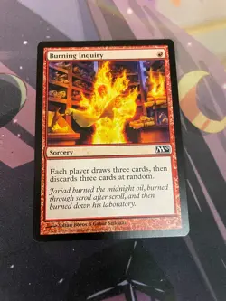 MTG - BURNING INQUIRY - COMMON - M10 - LP - Image 1