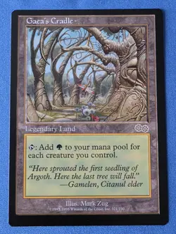 Gaea's Cradle MTG Urza's Saga NM Unplayed Pack to Sleeve - Image 1