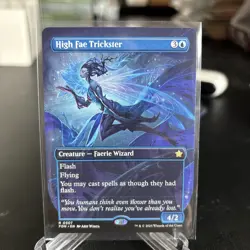 High Fae Trickster Borderless Magic: The Gathering Foundations MTG Not Foil Rare - Image 1