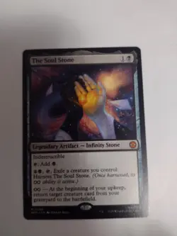 MAGIC THE GATHERING MTG MARVEL SPIDER-MAN CARD THE SOUL STONE 66 UNPLAYED MINT - Image 1