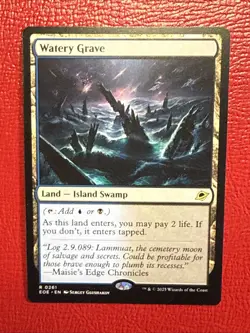 Watery Grave #261 Near Mint NM EOE Edge of Eternities Magic MTG - Image 3