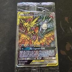 Moltres Zapdos Articuno GX Hidden Fates Pokemon Black Star Promo SM210 Sealed L4 - Image 1