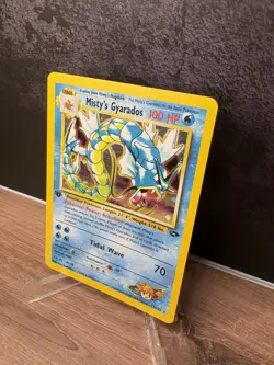 2000 Pokemon Misty's Gyarados, 1st Edition 13/132 Gym Challenge Holo Near Mint - Image 3