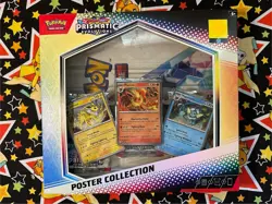 NEW Pokemon TCG S&V Prismatic Evolutions Poster Collection Box FACTORY Sealed!! - Image 1