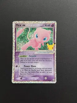 2021 POKEMON CELEBRATIONS CONFETTI HOLO MEW EX NM 🔮 - Image 1