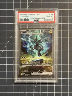 Pokemon Zekrom ex Black Bolt Special Art Rare #166 PSA 10 - Image 1