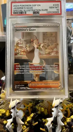 2024 Pokemon SSP En Jasmine's Gaze Special Illustration Rare #245 PSA 10 - Image 1