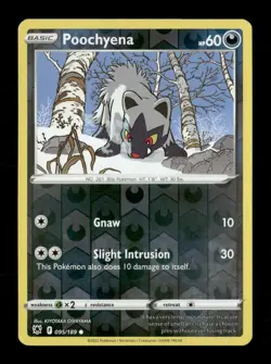 Poochyena Reverse Holo Common SWSH10: Astral Radiance 095/189 NM Pokemon LP - Image 1