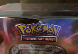 Pokemon TCG Team Rockets Tin Persian FACTORY SEALED DR & JT Packs SMALL DENT - Image 2