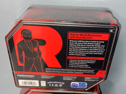 Pokemon TCG Team Rockets Tin Persian FACTORY SEALED DR & JT Packs SMALL DENT - Image 5