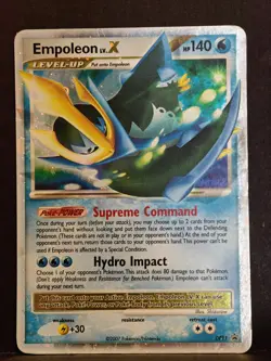 Pokemon TCG Empoleon LV.X DP Black Star Promotional DP11 Holo Promo - MP - Image 1