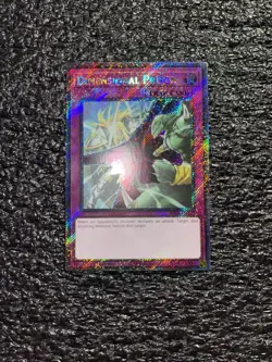 Yugioh! Dimensional Prison RA04-EN132 Platinum Secret Rare 1st Edition NM - Image 1