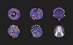 Yugioh Shadoll - Amanda Lapalme Manamoon Mana Moon - 6-Sided Metal Dice X1 - Image 2