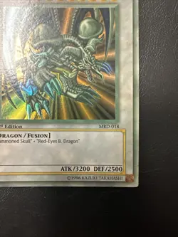 Yu-Gi-Oh! TCG B. Skull Dragon MRD-018 Faded Lp 1st Ed - Image 5