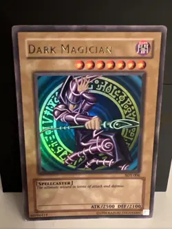 Dark Magician Unlimited YuGiOh Starter Deck Yugi #SDY-006 2002 7bt - Image 1