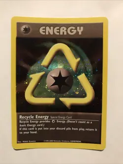 Recycle Energy - WOTC League Promo Pokemon - Holo Card - Image 1