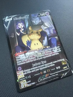 🔥 Mimikyu V TG16/TG30 Brilliant Stars Trainer Gallery Holo Pokemon Card Nm🔥 - Image 3