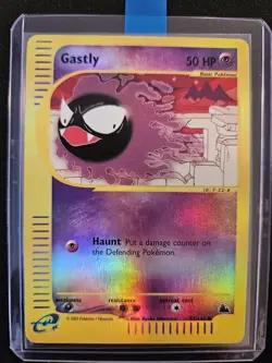 Pokemon TCG Card English e-Series Skyridge Gastly 57/144 Reverse Holo - Image 2