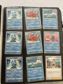 Pokemon Binder Card Lot With Holo Rares ,. All Cards Are As Is From Mint 2 Good - Image 1