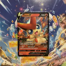 Pokemon TCG Victini V 021/163 Battle Styles Ultra Rare Holo Card Near Mint - Image 1