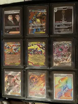 Pokemon Top Load Nm Trade/ Sell Binder Card Show Ready / Sir Ir Ex All Holo - Image 1