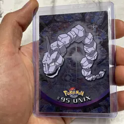 2000 Topps Pokemon TV Series 2 Onix Foil (Blue Logo) Vintage NM Card Vtg Holo - Image 2