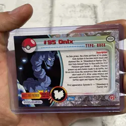 2000 Topps Pokemon TV Series 2 Onix Foil (Blue Logo) Vintage NM Card Vtg Holo - Image 3