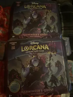 Disney Lorcana Trading Card Game: Illumineer's Quest - Deep Trouble Box Sealed - Image 1