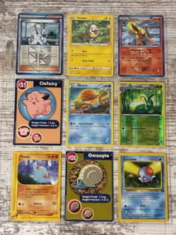 Pokemon Card Collection Lot 5 Pages Mixed Vintage Modern Heavy - Medium Play - Image 1
