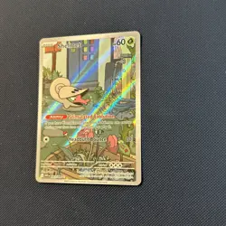 Pokemon TCG Shelmet 93/86 Illustration Rare Full Art Holo White Flare Card - Image 2