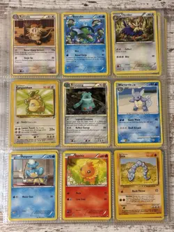 Pokemon Card Collection Lot 10 Pages Mixed Vintage & Modern Medium To Heavy Play - Image 5
