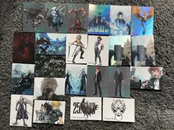 Final Fantasy VII Remake Trading Card Museum Bundle 40+ Cards - Image 3
