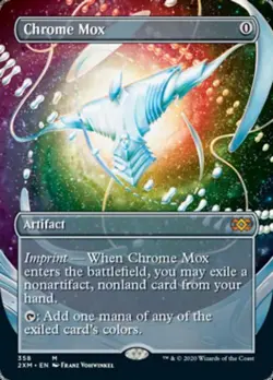 MTG English Borderless Chrome Mox NM Foil Double Masters - Image 1