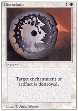 Disenchant - Light Play MTG Revised - Image 1