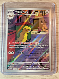 Pokemon Card Gumshoos 153/132 Mega Evolution Holo Gold Star - Image 3