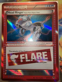 Head Ringer 97/119 Holo Rare XY - Phantom Forces Pokemon Card NM - Image 5