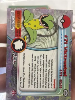 2000 Topps Pokemon Chrome #71 Victreebel Series 1 Trading Cards - Image 4