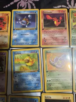 Pokemon Vintage Lot Rare 12 Cards Fossil Jungle And Team Rocket - Image 1